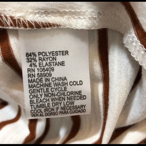 PEPLUM STRIPED TOP - Picture 6 of 6